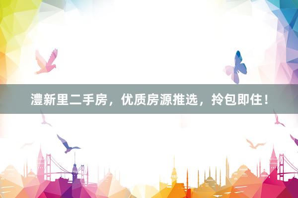 澧新里二手房，优质房源推选，拎包即住！